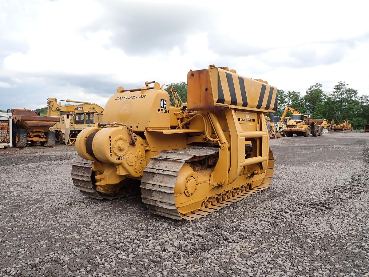 Used 1971 CAT 583H Crawler Pipelayer REAR WINCH