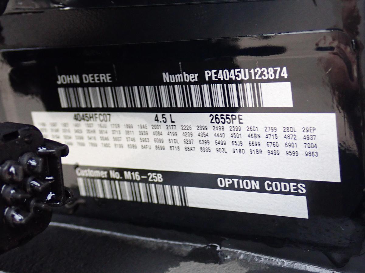 2020 John Deere 4045HFC07 UNUSED Diesel Engine