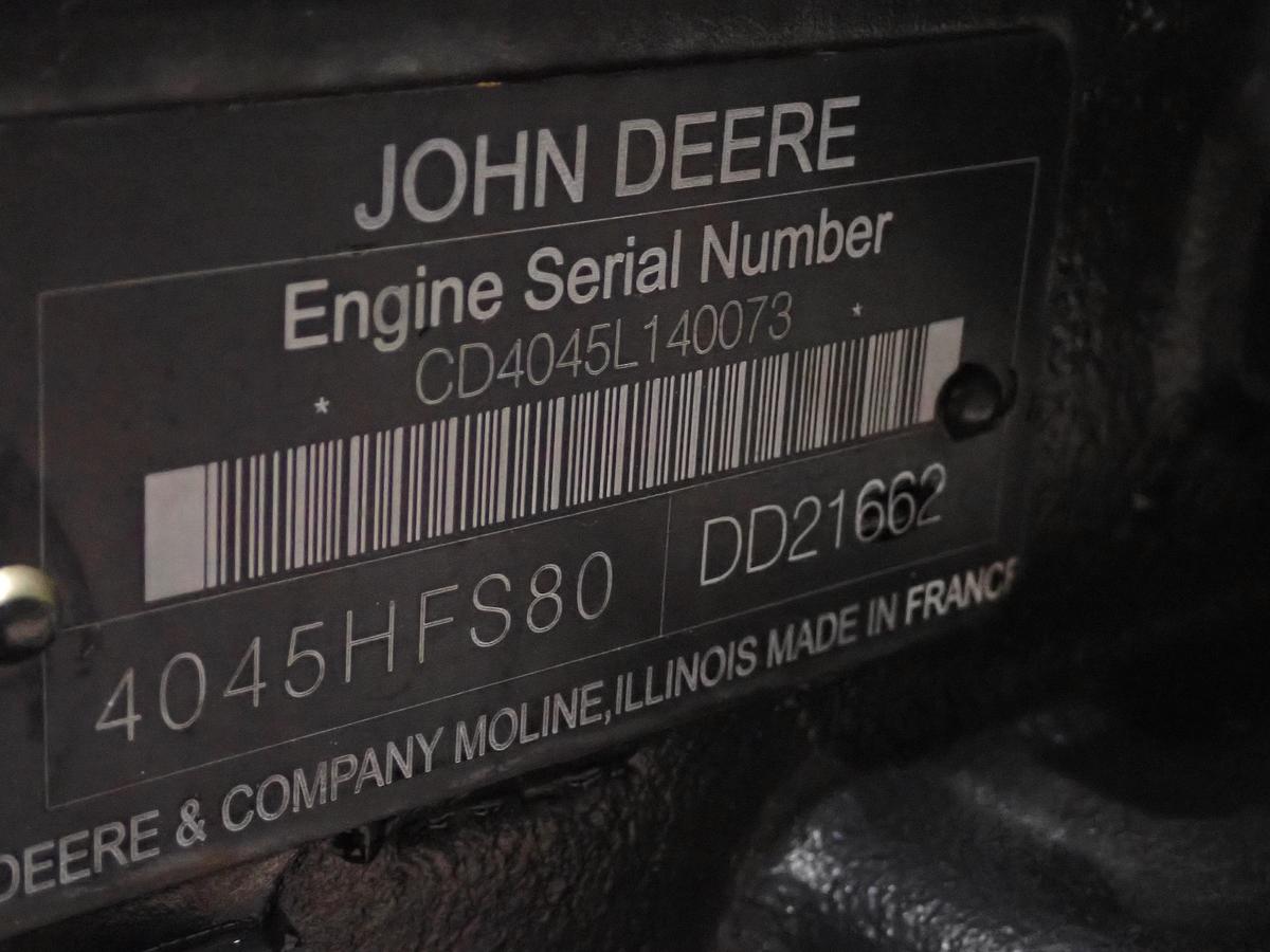 Used 2010 John Deere 4045HFS80 Diesel Engine
