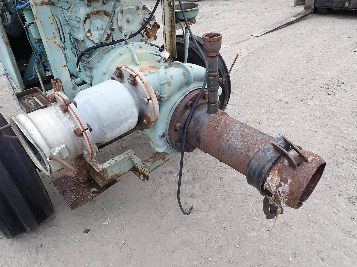 Used Berkeley B6JQBM 8x6 Water Irrigation Pump DETROIT 6-71
