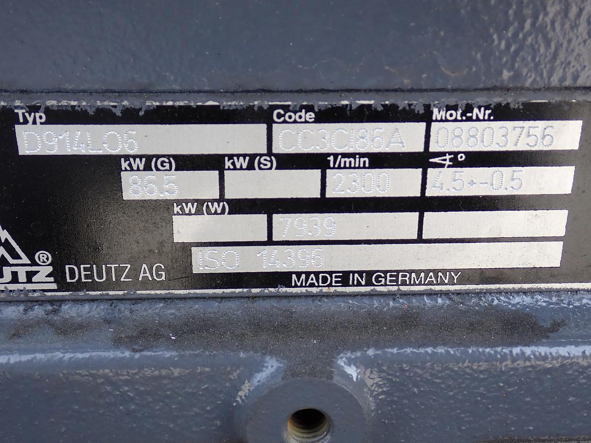 2008 Deutz D914 L06 Diesel Engine UNUSED SURPLUS
