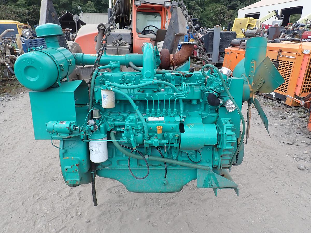 Used Komatsu S6D105-1 Turbo Diesel Engine 1345 HOURS!