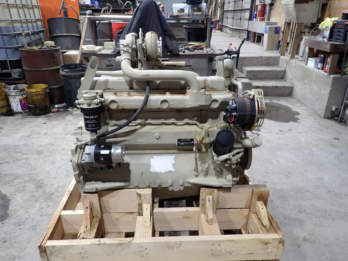 Refurbished John Deere 6059T Diesel Engine GOVT SURPLUS REMAN