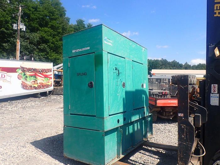 Used 2005 Cummins DGCA 50 KW Generator Genset LOW HOURS! 4BTA Diesel 1ph Standby