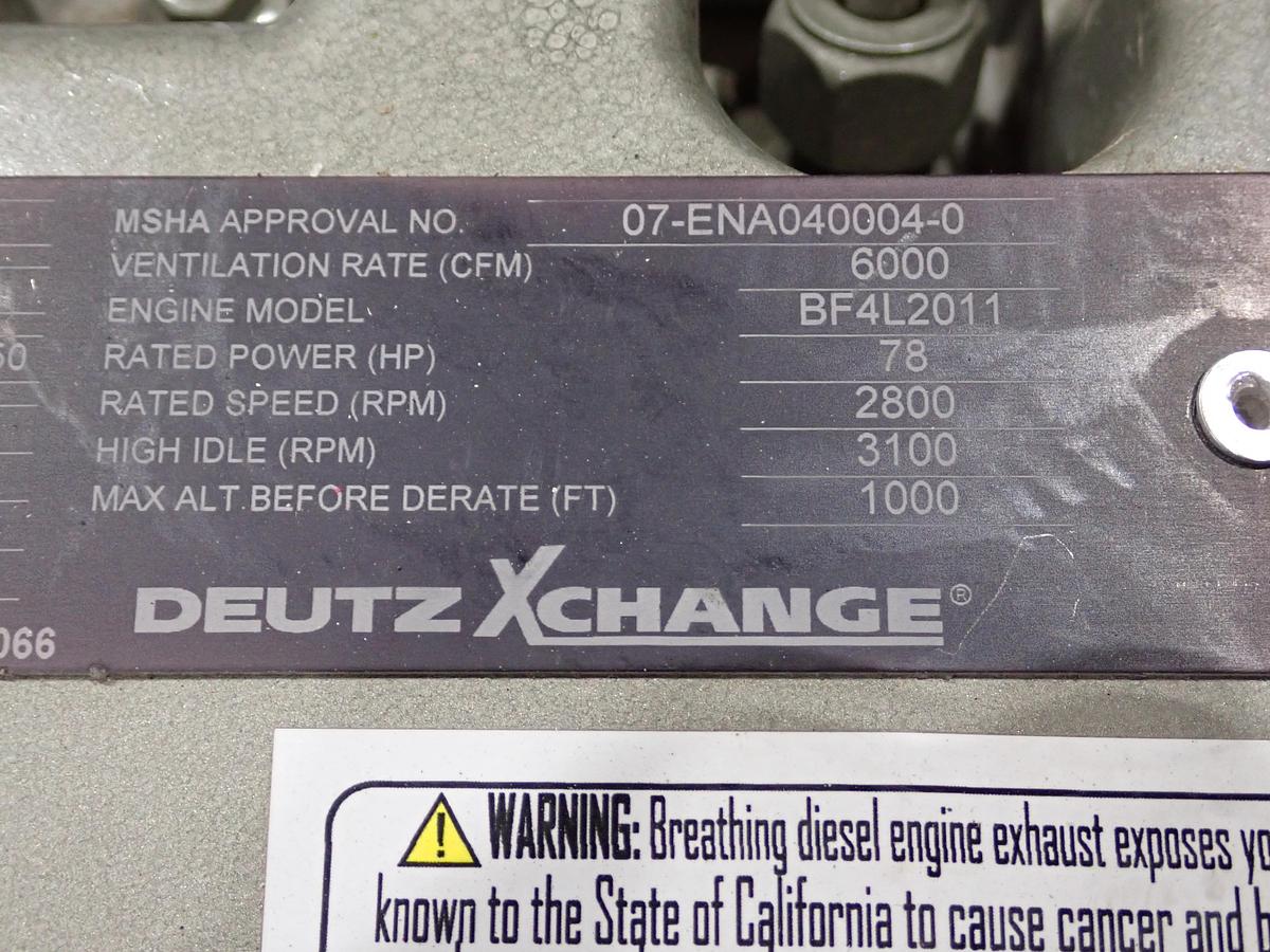 Deutz BF4L2011 Diesel Engine FACTORY REMAN!