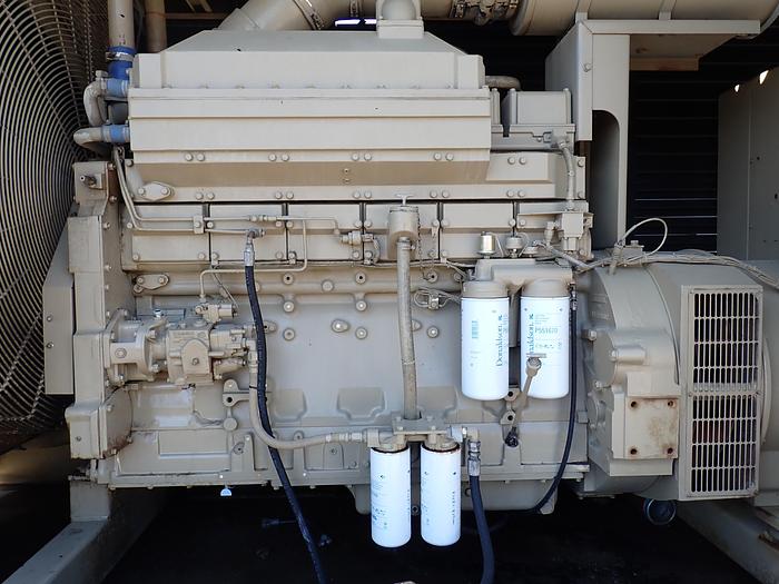 Used 1990 Cummins KTTA19-G1 400 KW Standby Generator 1307 HOURS!
