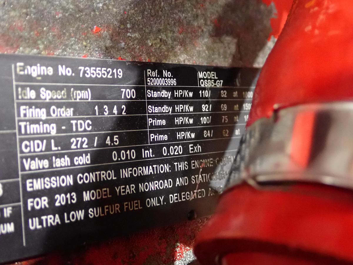 Used Cummins QSB 4.5 Diesel Engine CPL 3962
