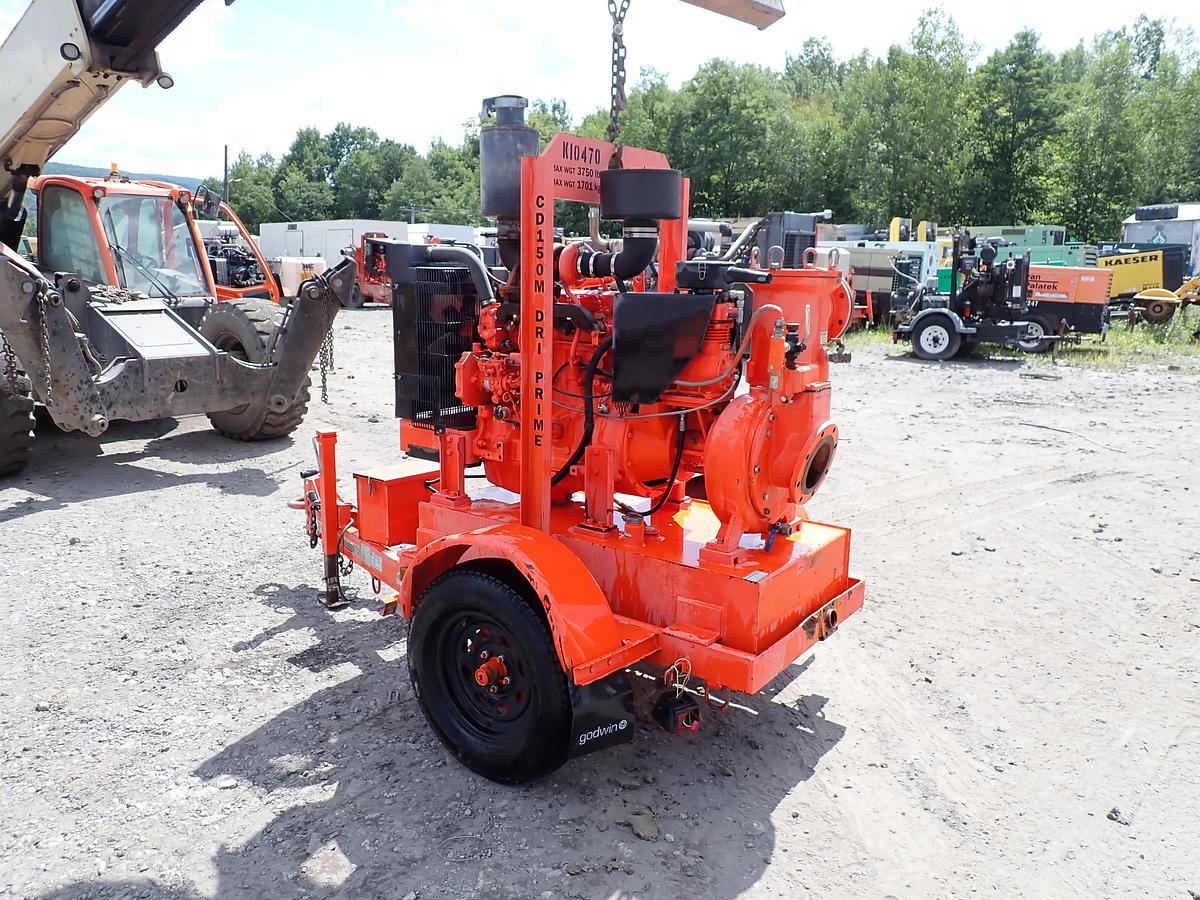 Used 2014 Godwin CD150M 6" Water Pump JOHN DEERE DIESEL