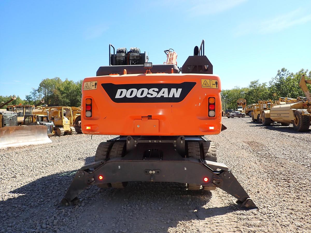 Used 2019 Doosan DX210WMH-5 Wheeled Excavator Material Handler