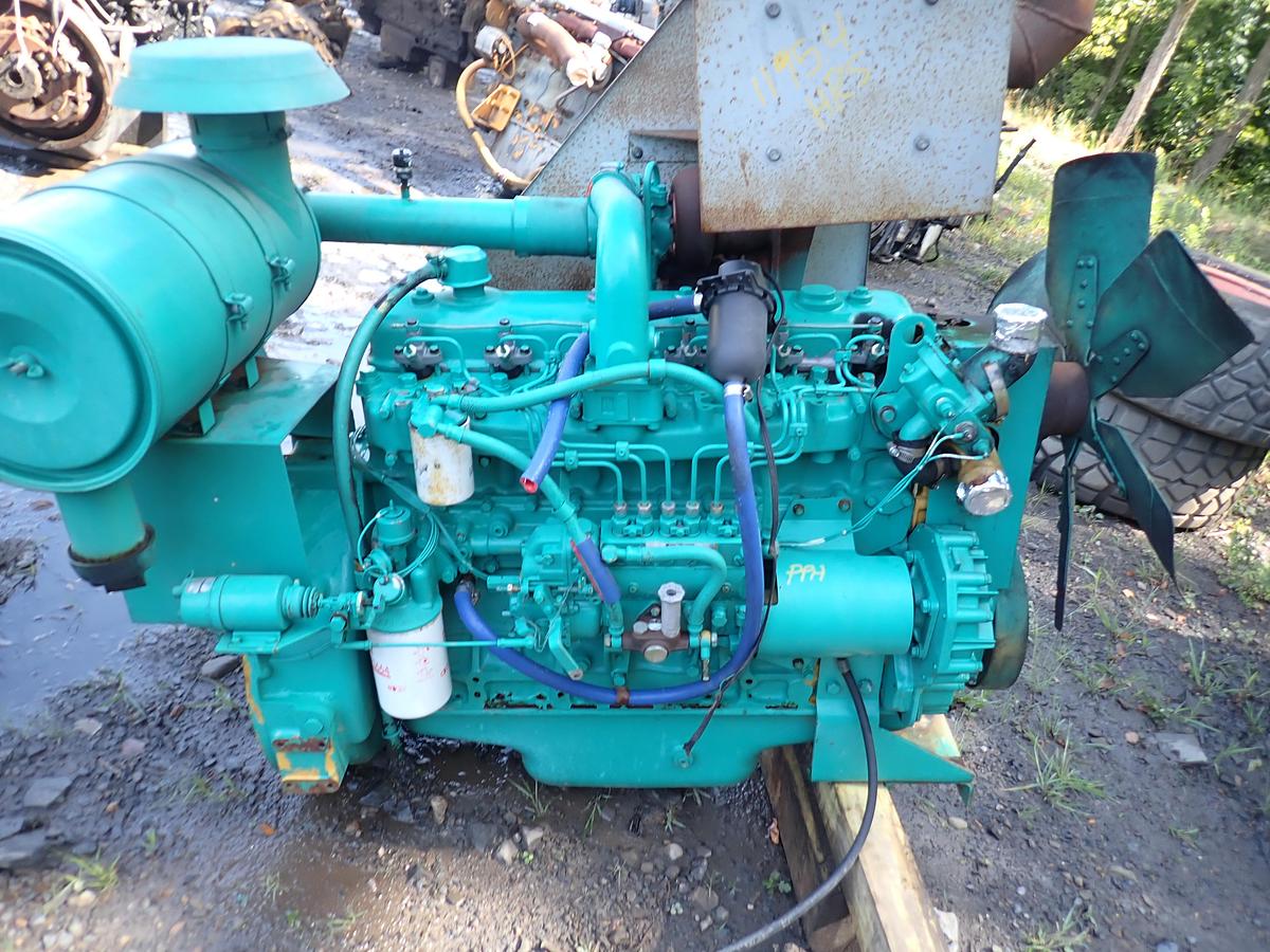 Used Komatsu S6D110-1 Turbo Diesel Engine 1195 HOURS!