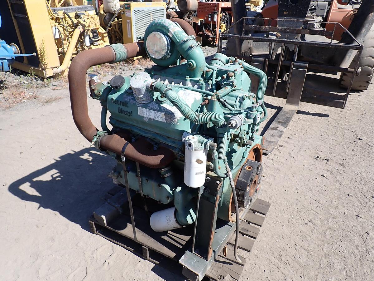 Used Detroit Diesel 6V53T Turbo Engine 5063-539X 300 HP!