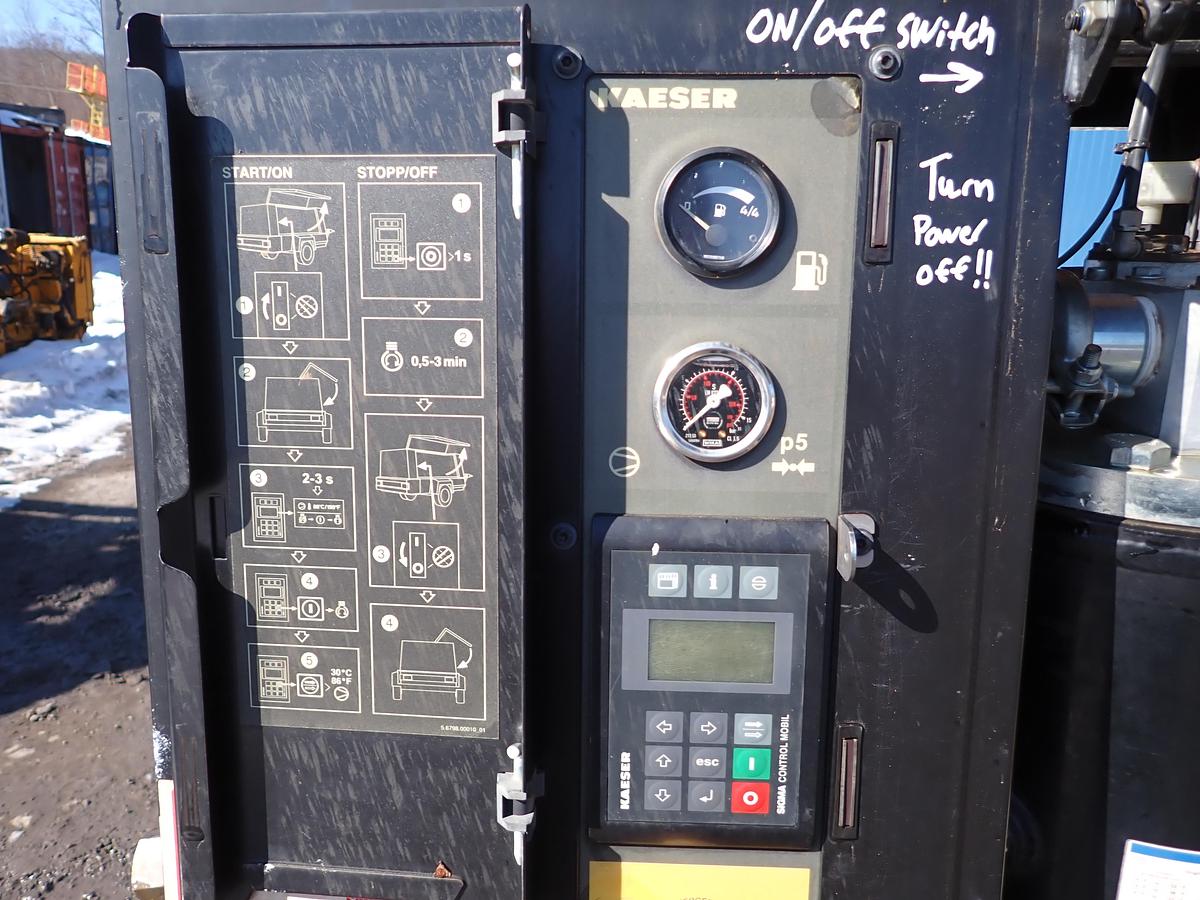 Used 2022 Kaeser M118 Mobilair 405 CFM Air Compressor