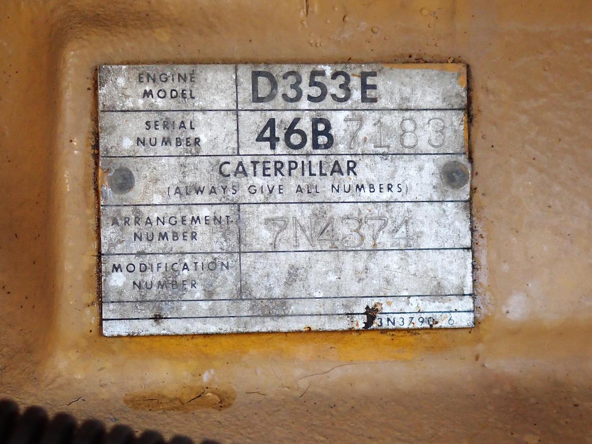 Used CAT D353 Diesel Engine POWER UNIT AR # 7N-4374