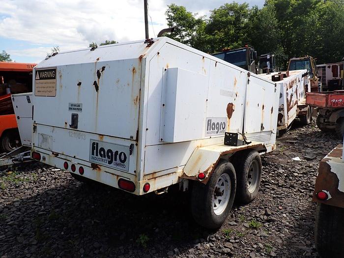 Used 2011 Flagro FVO1000TR Portable Heater KUBOTA DIESEL! Towable 780K BTU