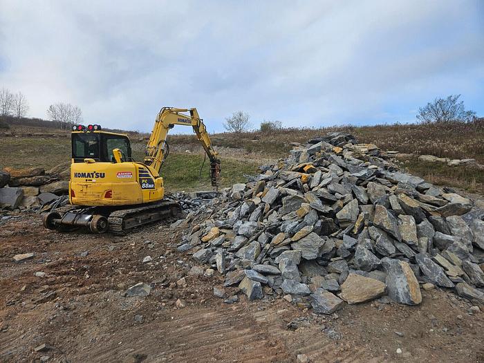 Used 2015 Komatsu PC88MR-10 Hydraulic Excavator HI RAIL! A/C EROPS STREET PADS PC88