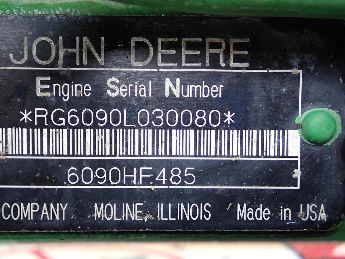 Used 2007 John Deere 6090HF485 Diesel Engine POWER UNIT