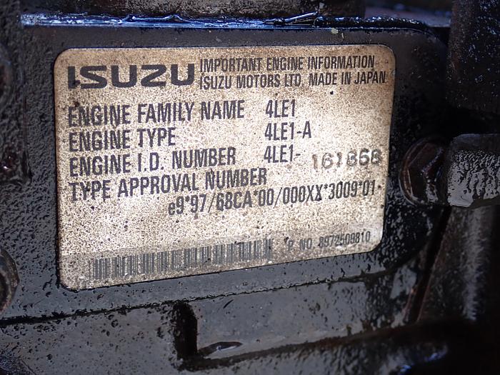 Used Isuzu 4LE1 Diesel Engine
