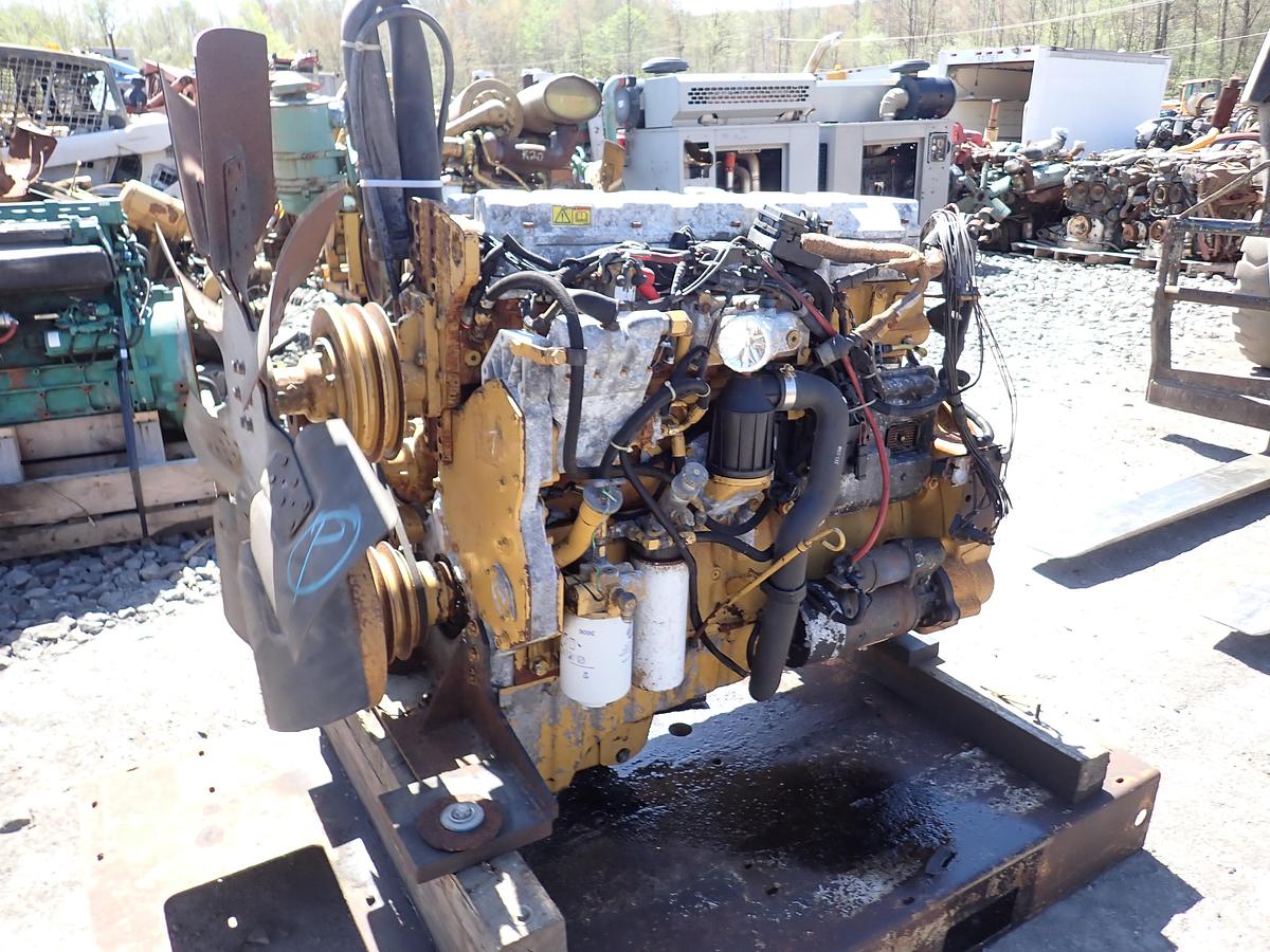 Used 2004 CAT C9 Industrial Diesel Engine AR 202-0333 300 HP 3669 HRS