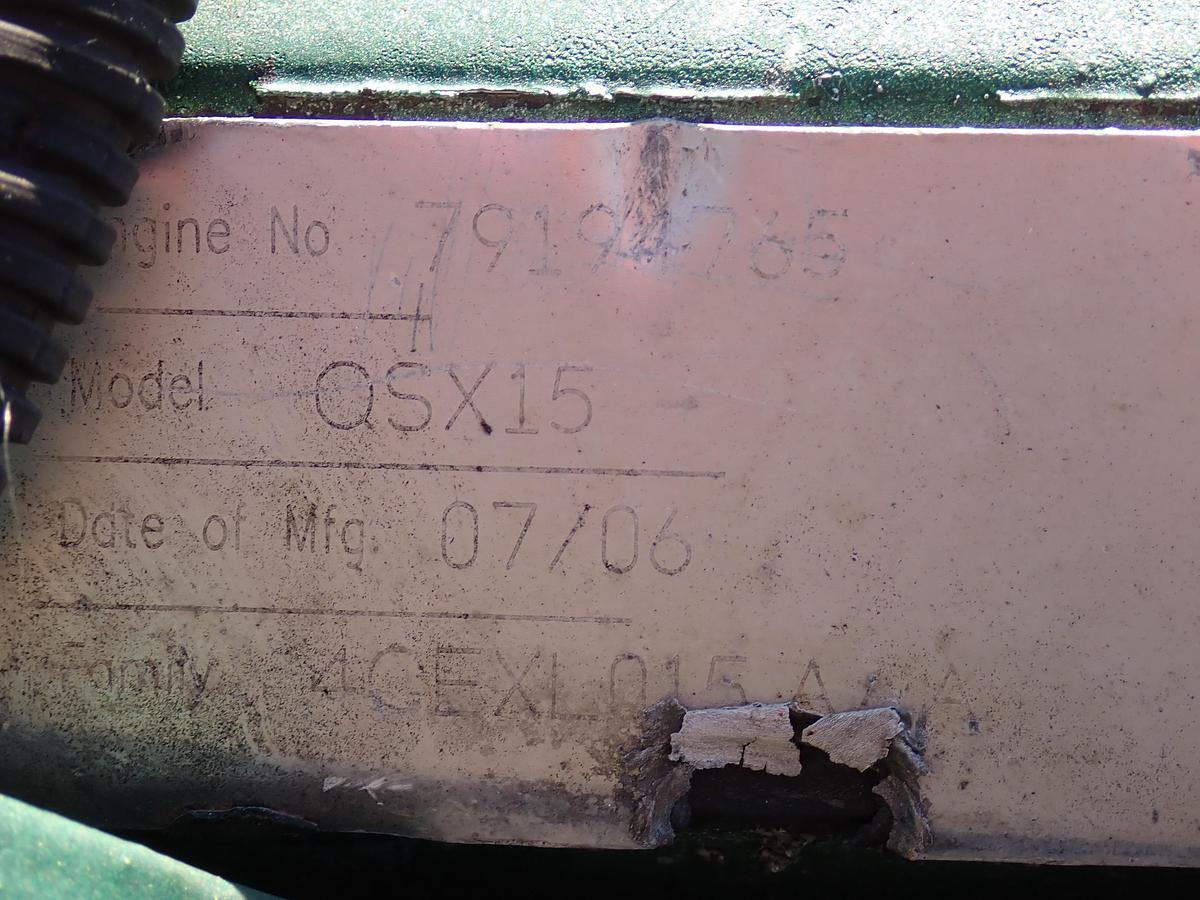 Used 2006 Cummins QSX15 600 Diesel Engine CPL 2825