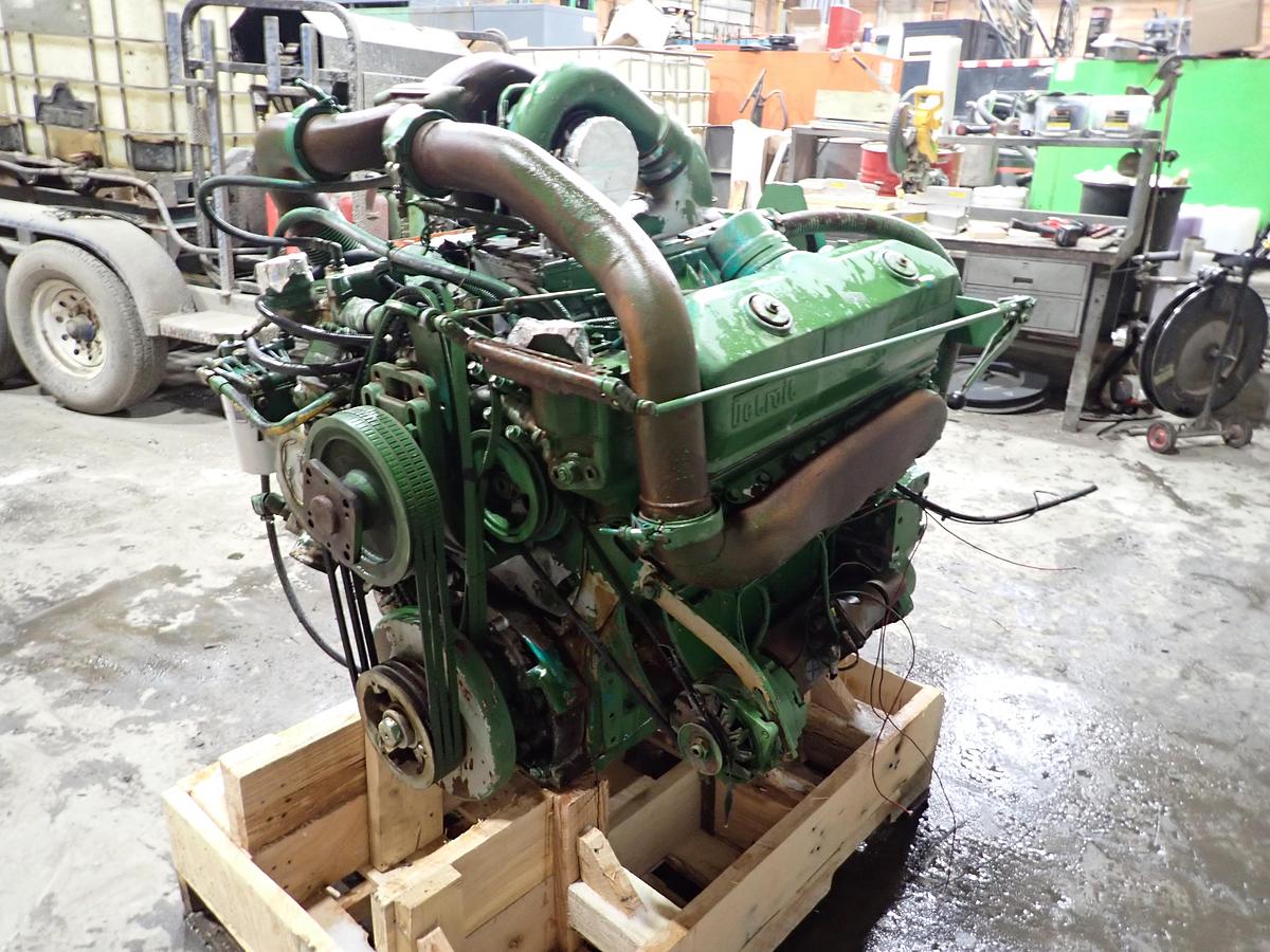 Used Detroit Diesel 8V92TA Turbo Engine 