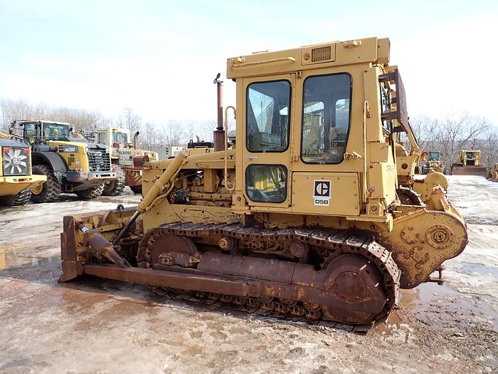 Used 1982 CAT D5B Crawler Dozer w/ CAB & WINCH 