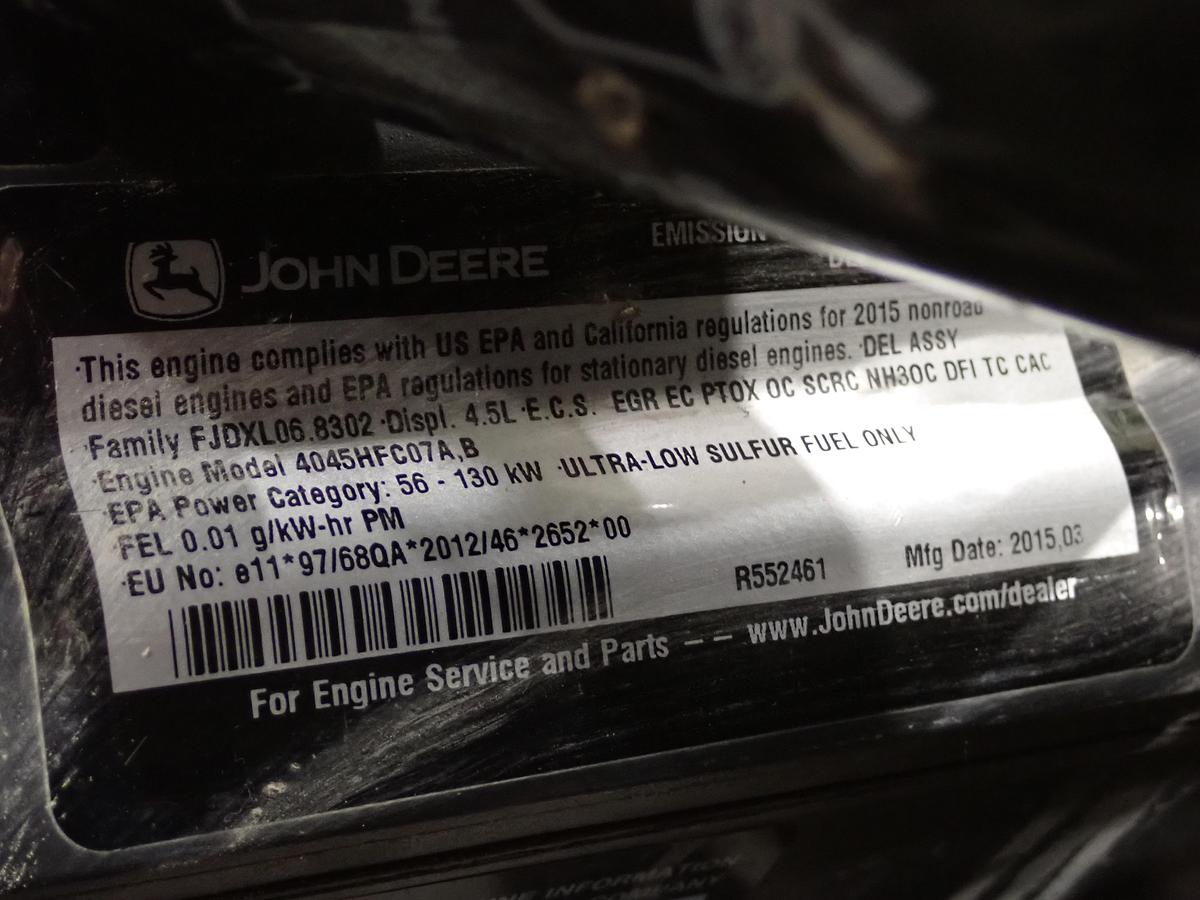 2020 John Deere 4045HFC07 UNUSED Diesel Engine