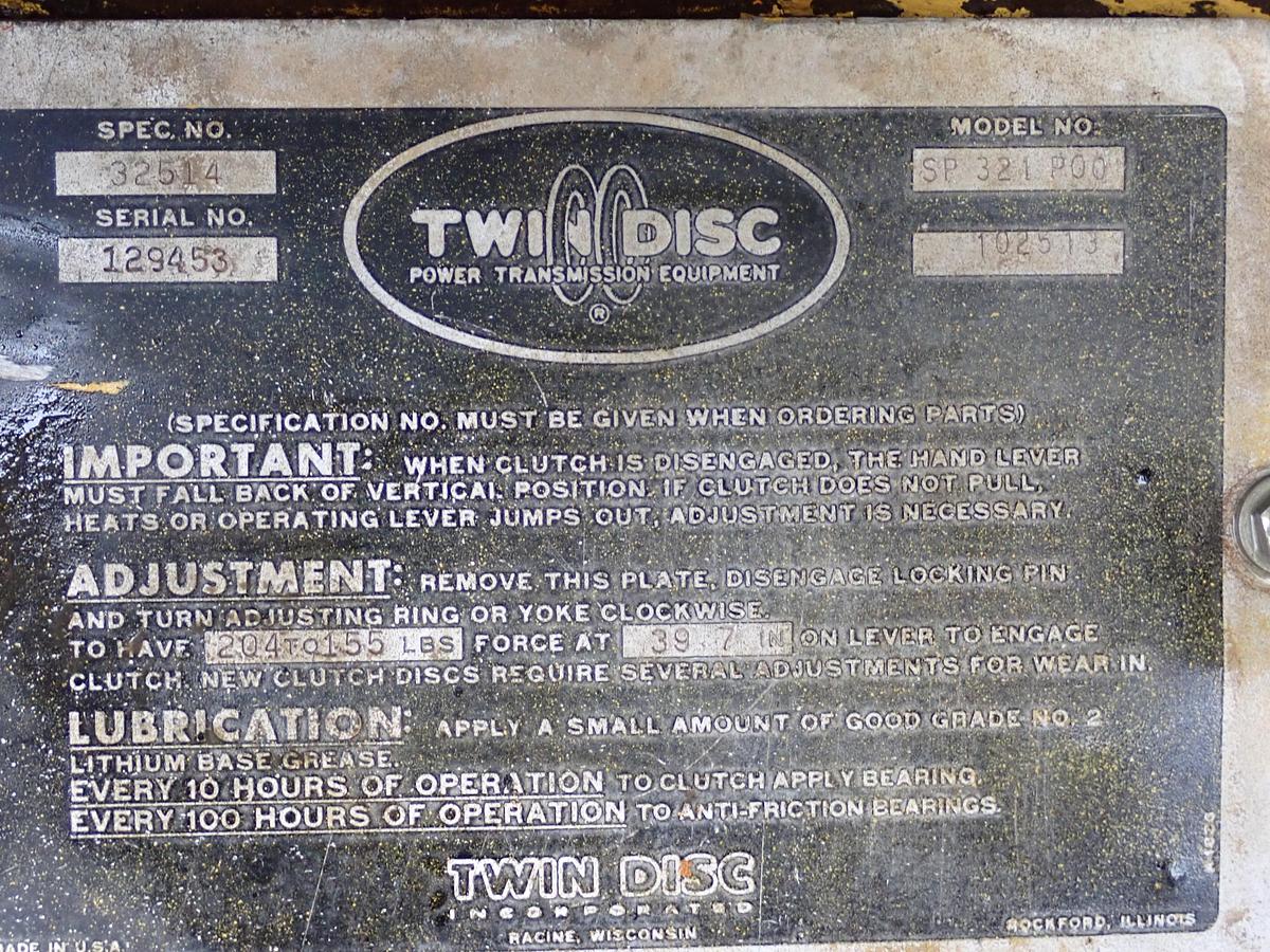 Used CAT D343 Diesel Engine POWER UNIT w/ PTO CLUTCH