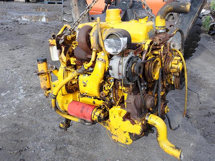 Used Detroit Diesel 4-53T Silver Engine