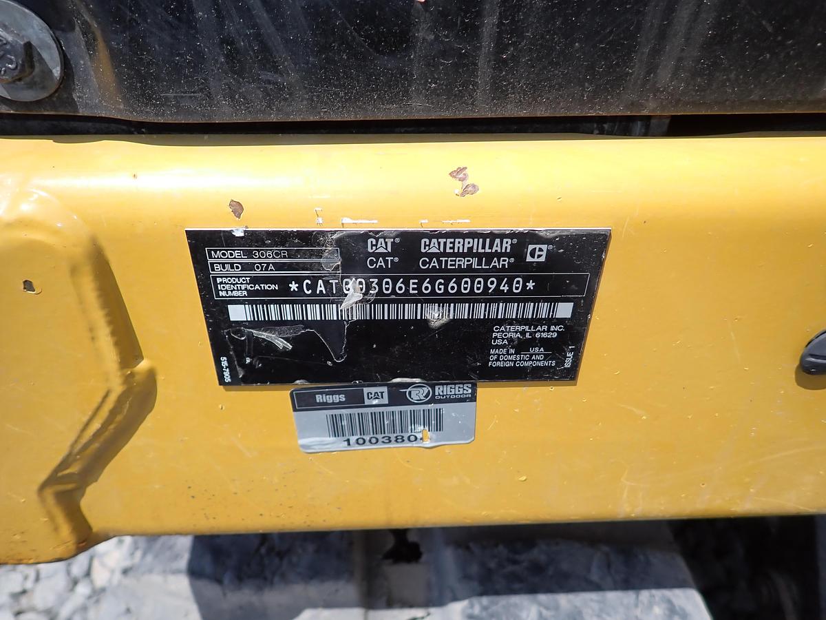 Used 2020 CAT 306 CR Hydraulic Excavator THUMB 1500 HOURS