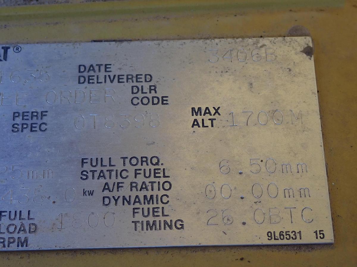 Used 1992 CAT 3406B Diesel Engine Power Unit 587 HP