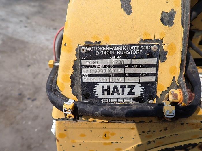 Used Hatz 2G40 Diesel Engine LOW HOURS! Paver Trencher