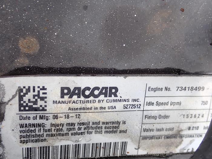 Used 2012 Paccar PX6-280