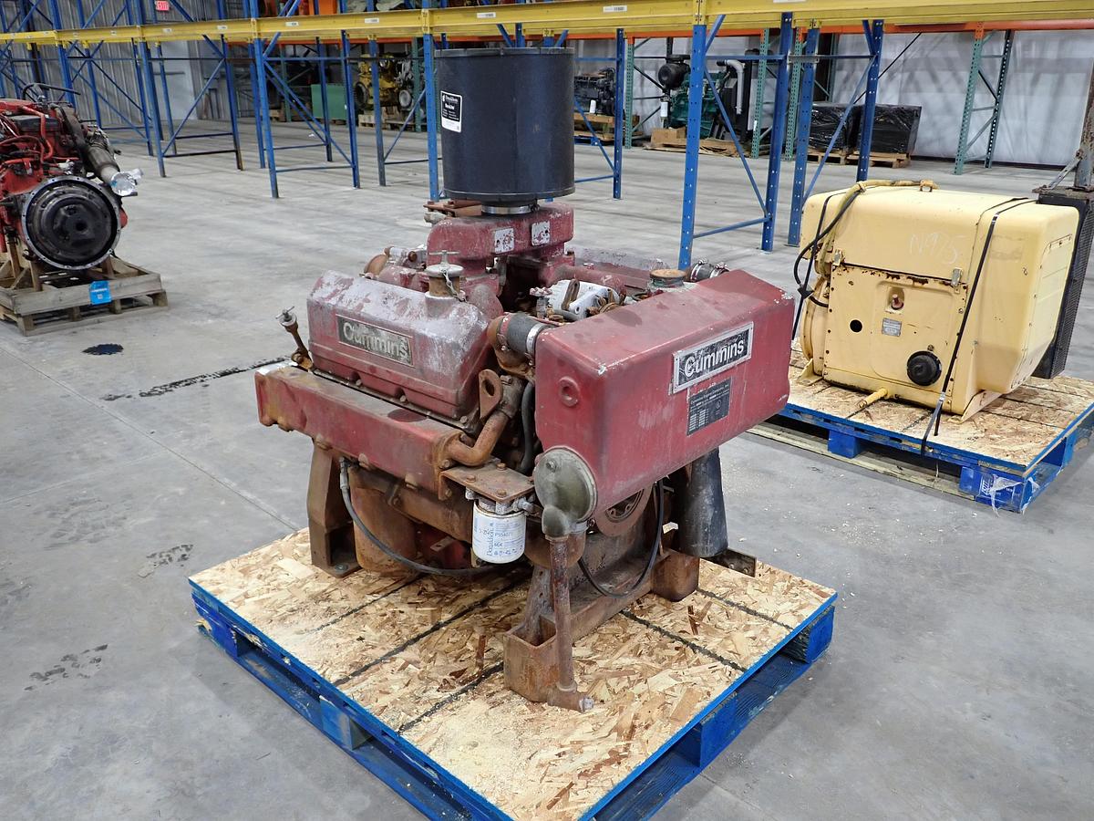 Used 1972 Cummins V378 V6 Diesel Engine