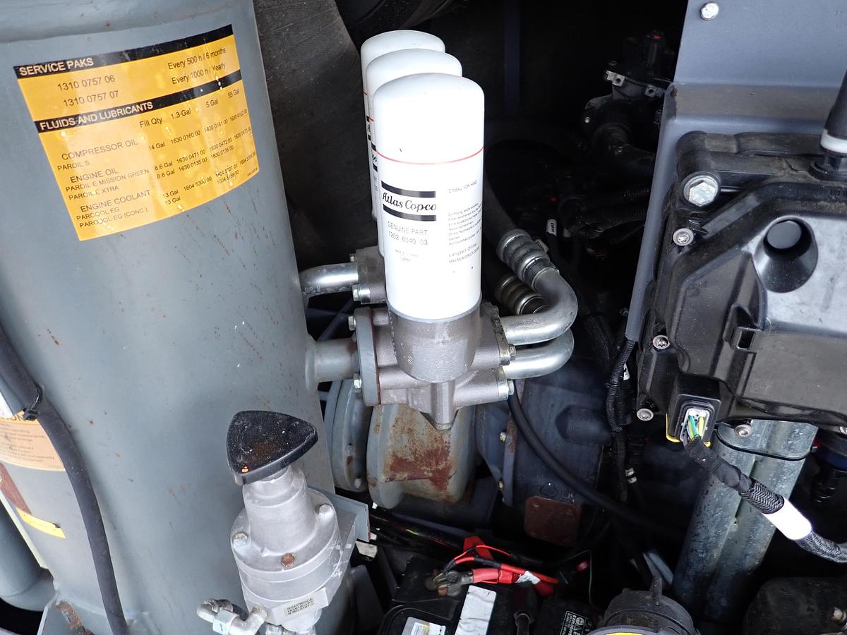 Used 2018 Atlas Copco XATS750 JD8 Air Compressor 175 PSI!