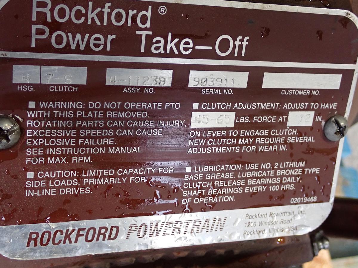 Used Kubota V2203 Diesel Engine POWER UNIT w/ PTO CLUTCH