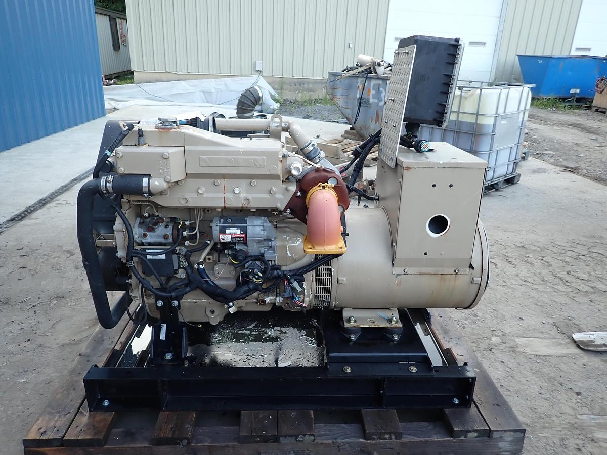 Used 2012 John Deere 4045TFM75 65 KW Marine Generator
