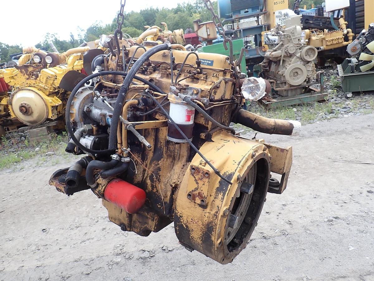 Used Perkins T4.236 Turbo Diesel Engine LJ80270 CAT 211 LC Excavator