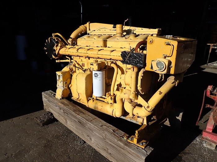 Used 2000 Caterpillar 3406B Marine Turbo Diesel Engine LOW HOURS! VIDEO! 580 HP! CAT