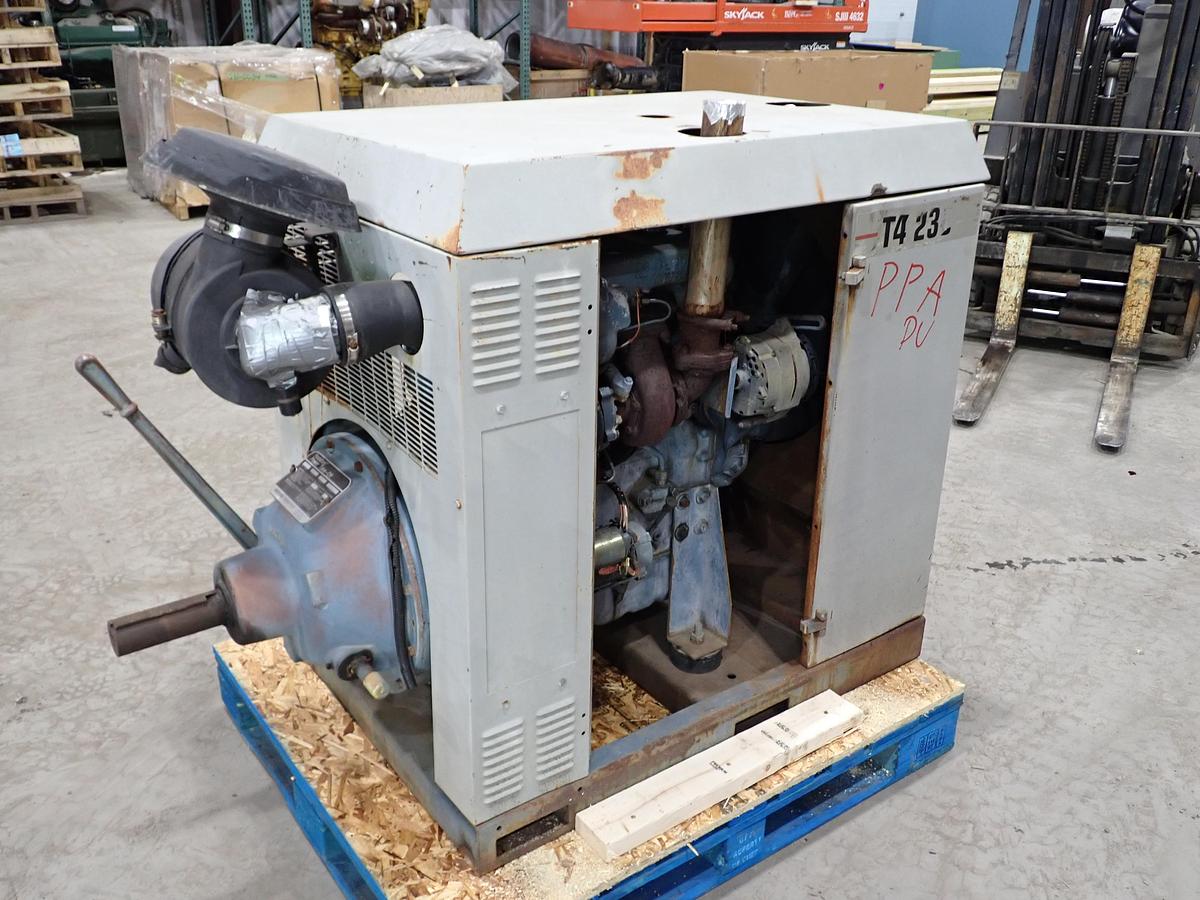 Used Perkins T4.236 Diesel Engine POWER UNIT w/ PTO CLUTCH