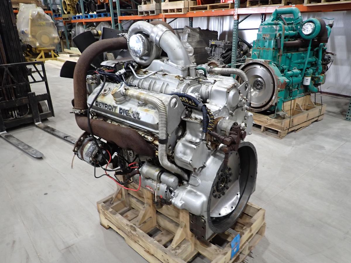 Used 1994 Detroit Diesel 8V92TA DDEC Engine 8087-7K40