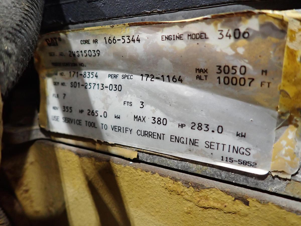 Used 1999 CAT 3406E Diesel Truck Engine 2WS 171-8354