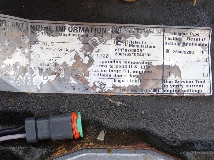 Used 2004 CAT 3054E Diesel Engine 176-3180 TH460B Telehandler