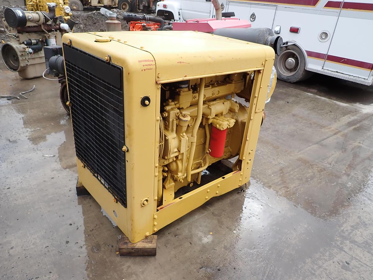 Used 1989 CAT 3304 DI Diesel Engine Power Unit 369 HOURS !! PTO CLUTCH! 