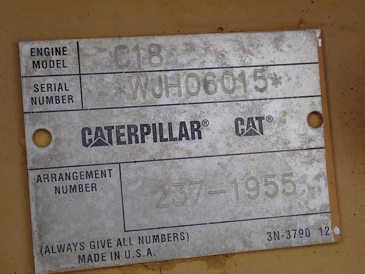 Used 2009 CAT C18 Diesel Engine Power Unit 1600 HOURS!