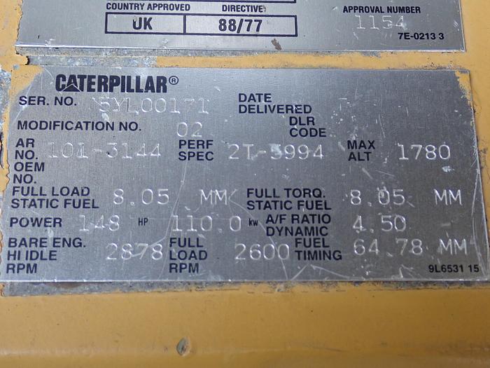 New 1994 CAT 3114 Diesel Engine NEW SURPLUS! A/R 101-3144 for Sale ...