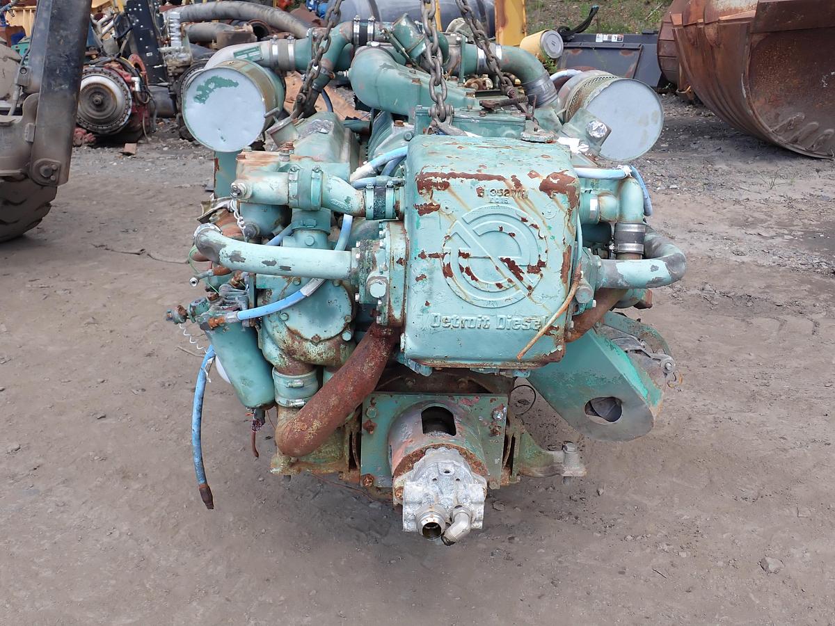 Used Detroit Diesel 8V71TA MARINE Engine 7082-7300 LEFT HAND ROTATION