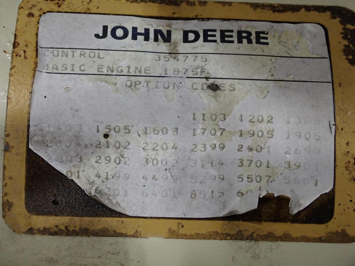 Used John Deere 6059TF001 Diesel Engine