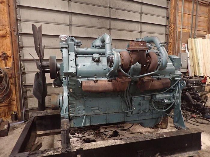 Used Detroit Diesel 12V149 TI Turbo Engine GOOD RUNNER! VIDEO! 149 Quad Turbo GM