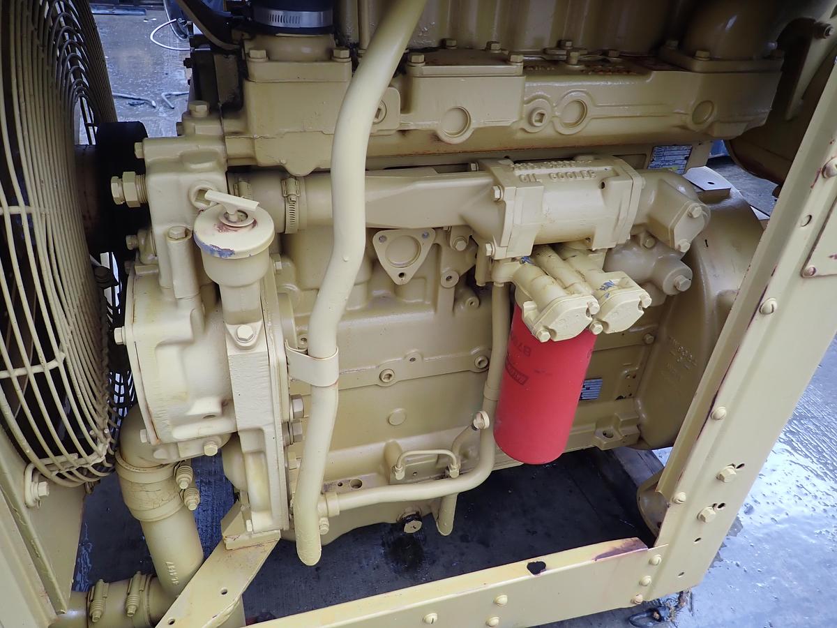Used 1989 CAT 3304 DI Diesel Engine Power Unit 369 HOURS !! PTO CLUTCH! 