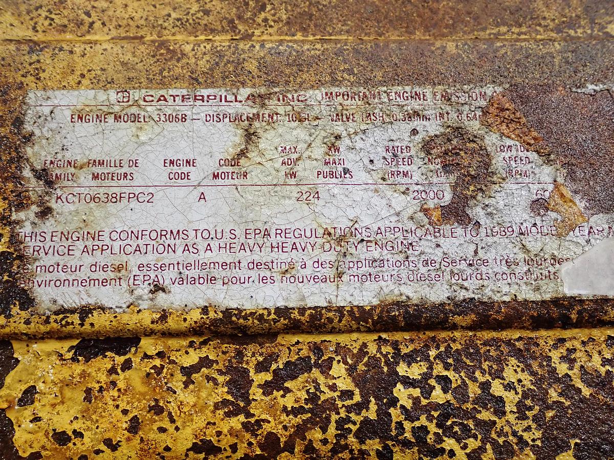 Used 1989 CAT 3306 DITAAC 300 HP Truck Engine 